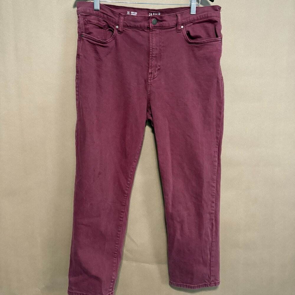 a.n.a High-Rise Straight Jean, Size 16